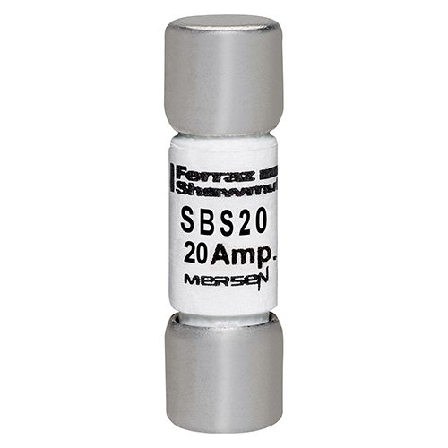 SBS20 - Fuse 600V 20A Fast-Acting Midget SBS Series